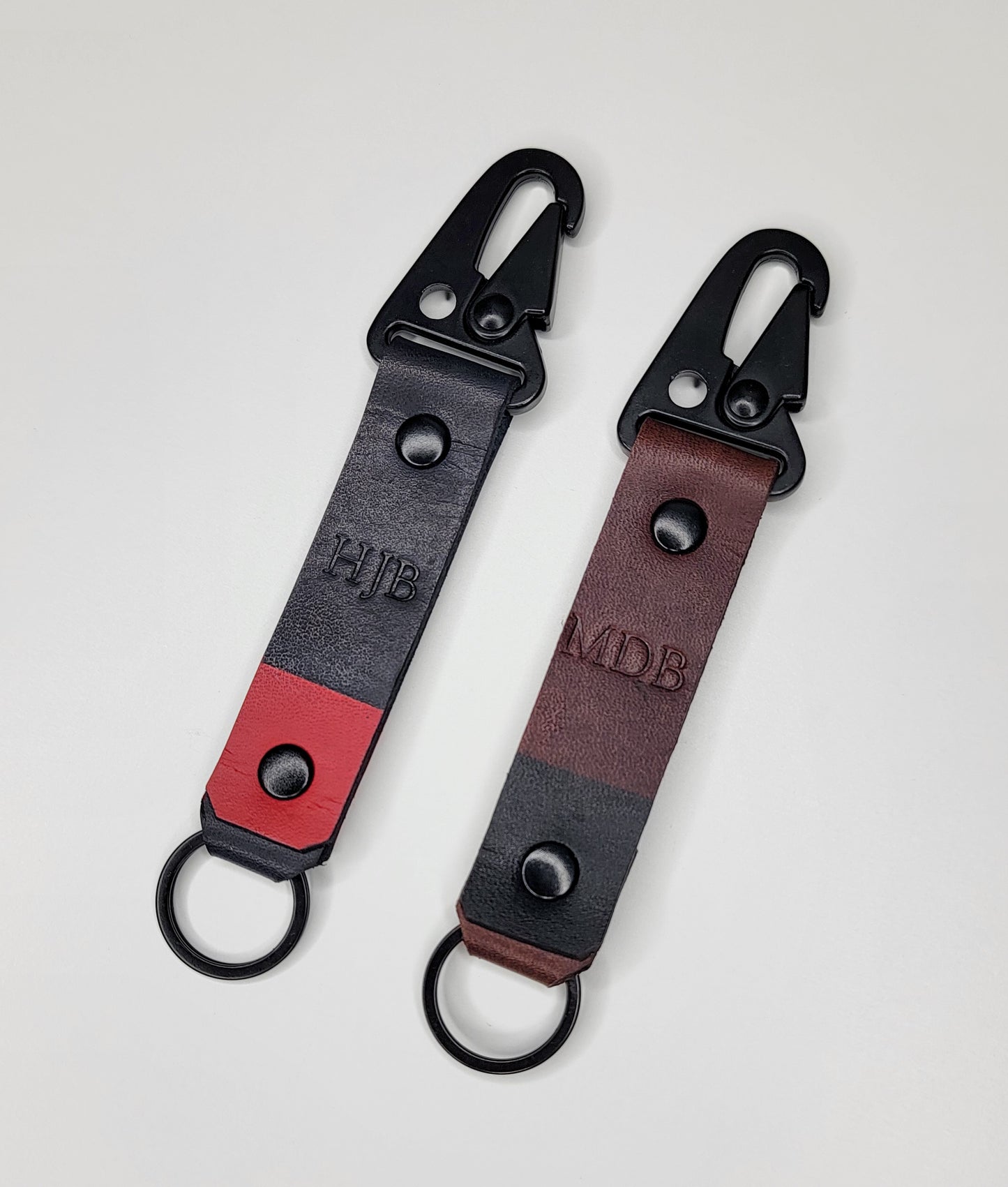 Brazilian Jiu Jitsu BJJ Ranked Keychain - Blue Purple Brown Black Belt