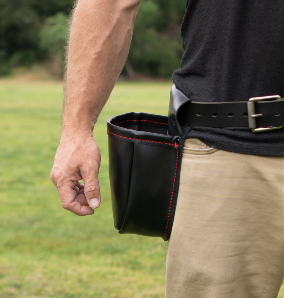 Leather Shotgun Shell Pouch - Black