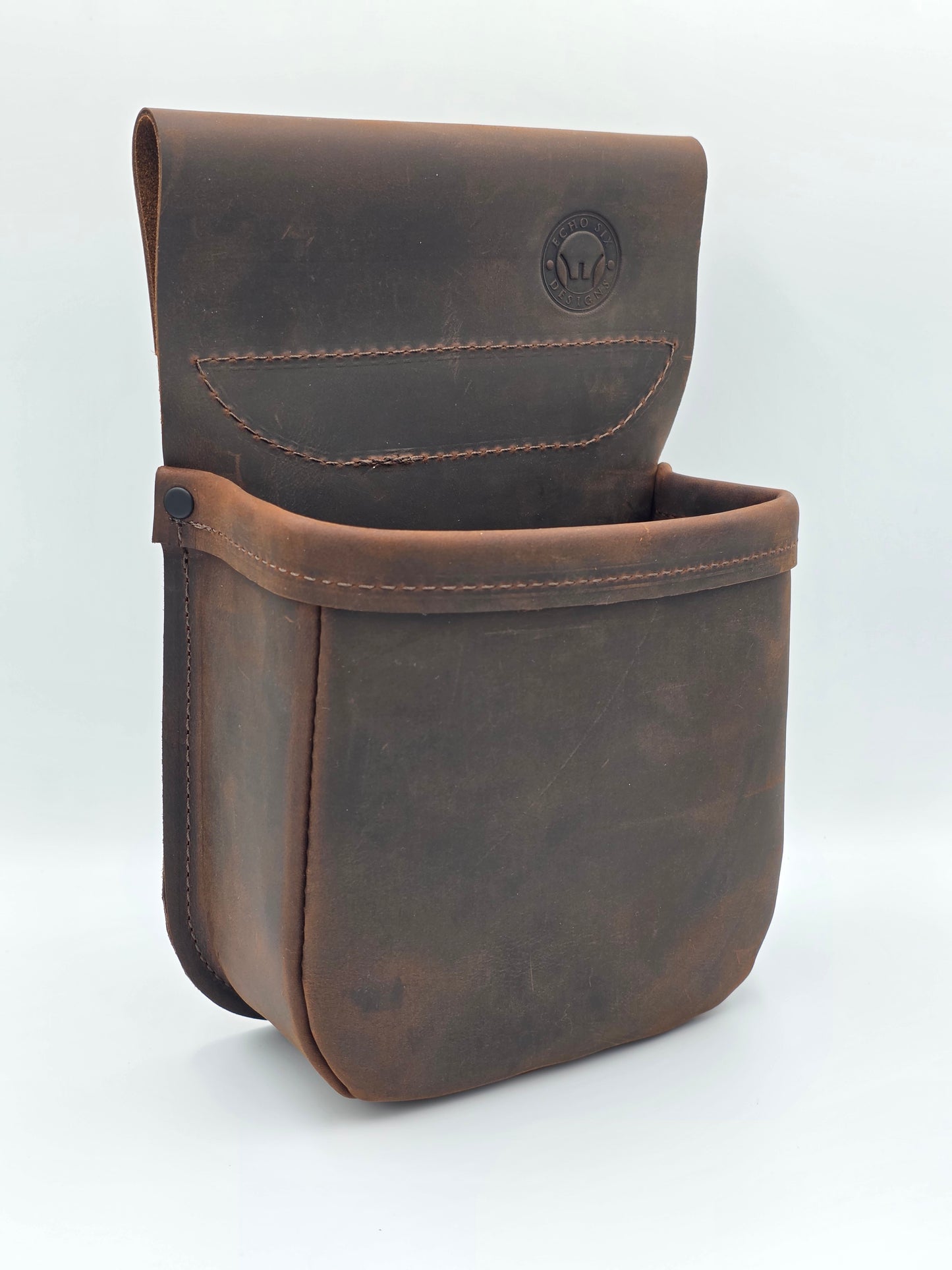 Leather Shotgun Shell Pouch - Single Pocket - Sundance Leather