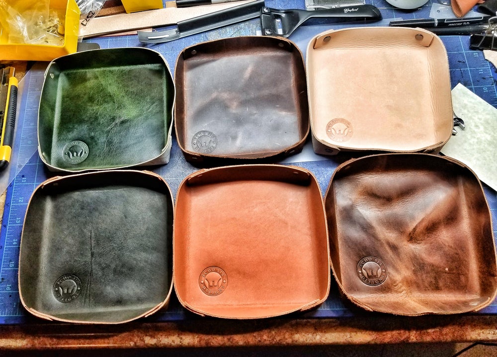 Leather Valet Tray