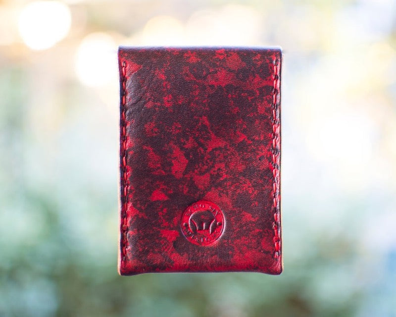 Leather Business Card Holder Personalized