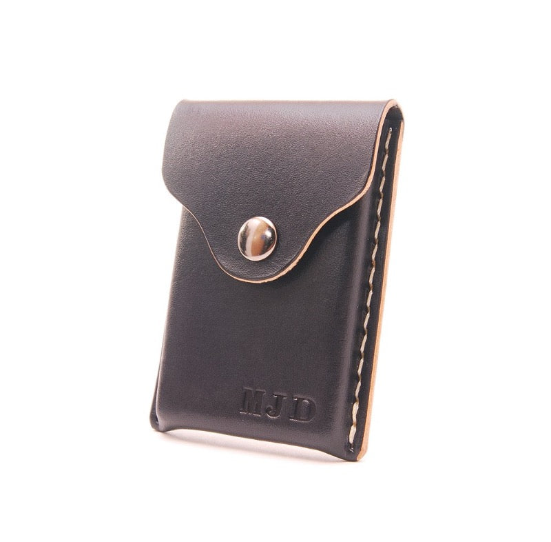 Leather Business Card Holder Personalized