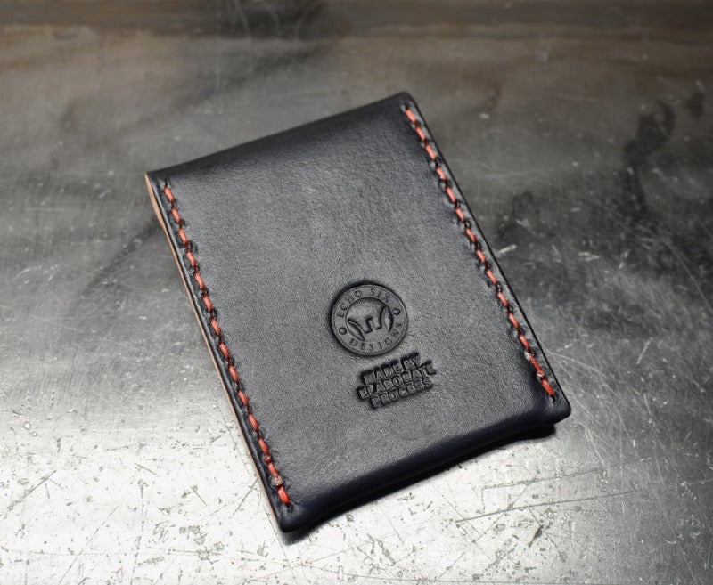 We The People Handmade Leather Business Card Holder