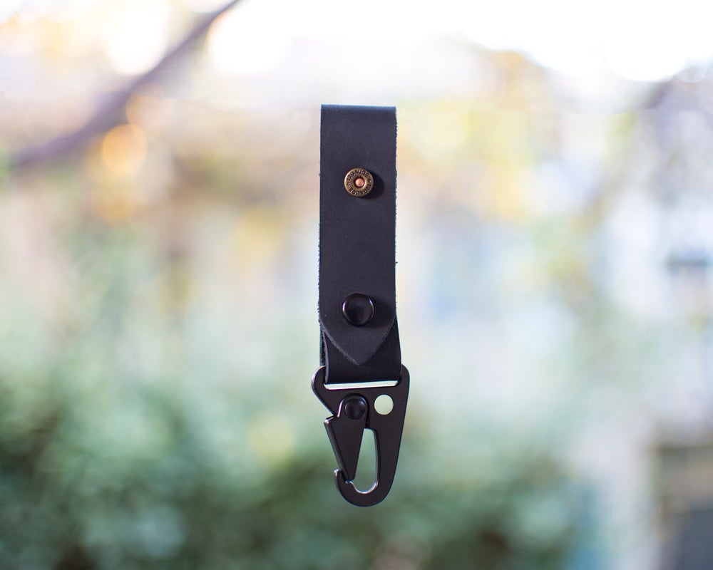 Leather Shotshell Hanging HK Belt Clip Keychain
