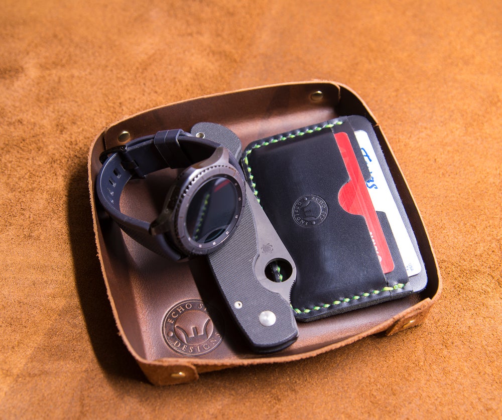 Leather Valet Tray