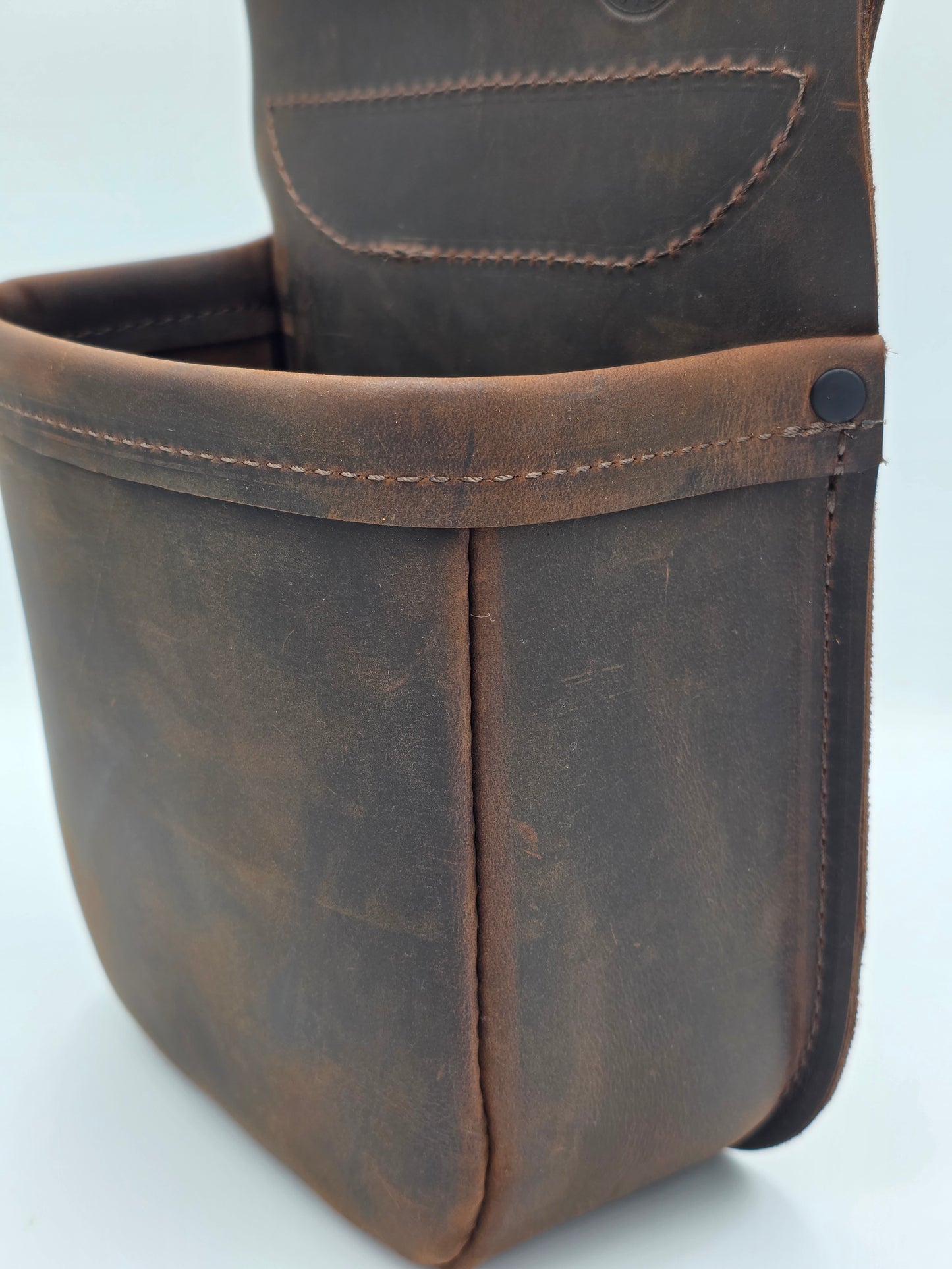 Leather Shotgun Shell Pouch - Single Pocket - Sundance Leather