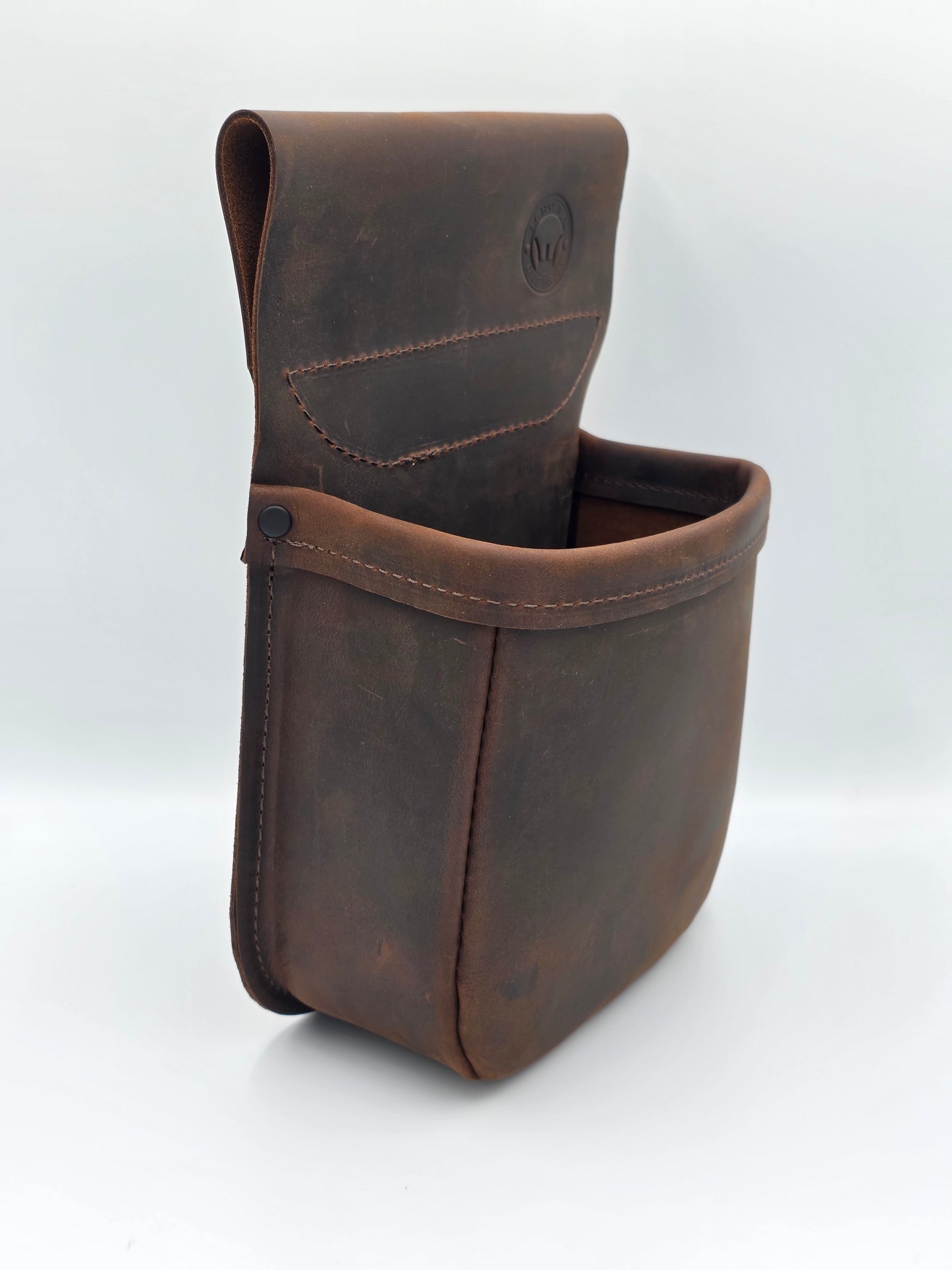 Leather Shotgun Shell Pouch - Single Pocket - Sundance Leather