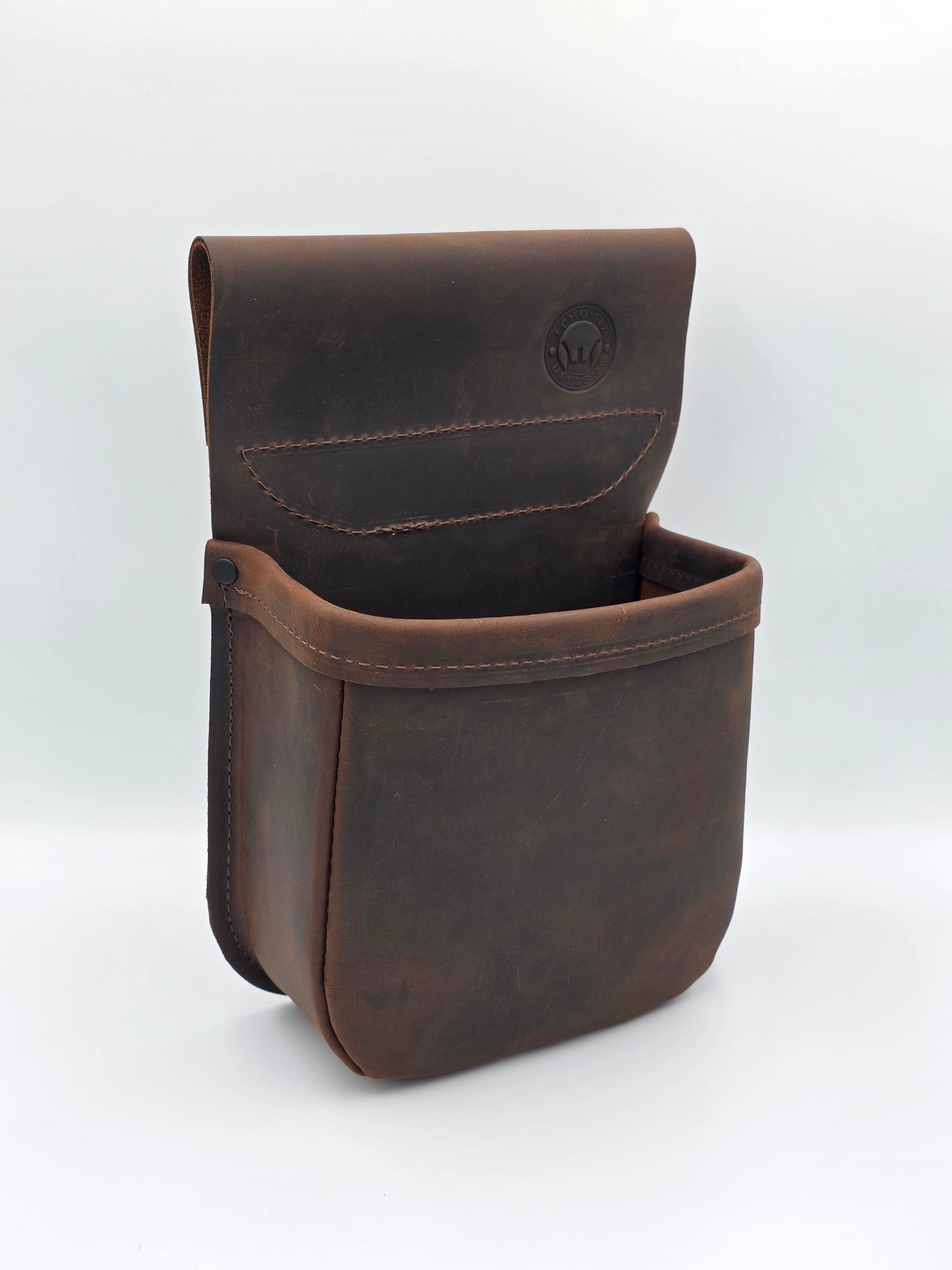 Leather Shotgun Shell Pouch - Single Pocket - Sundance Leather