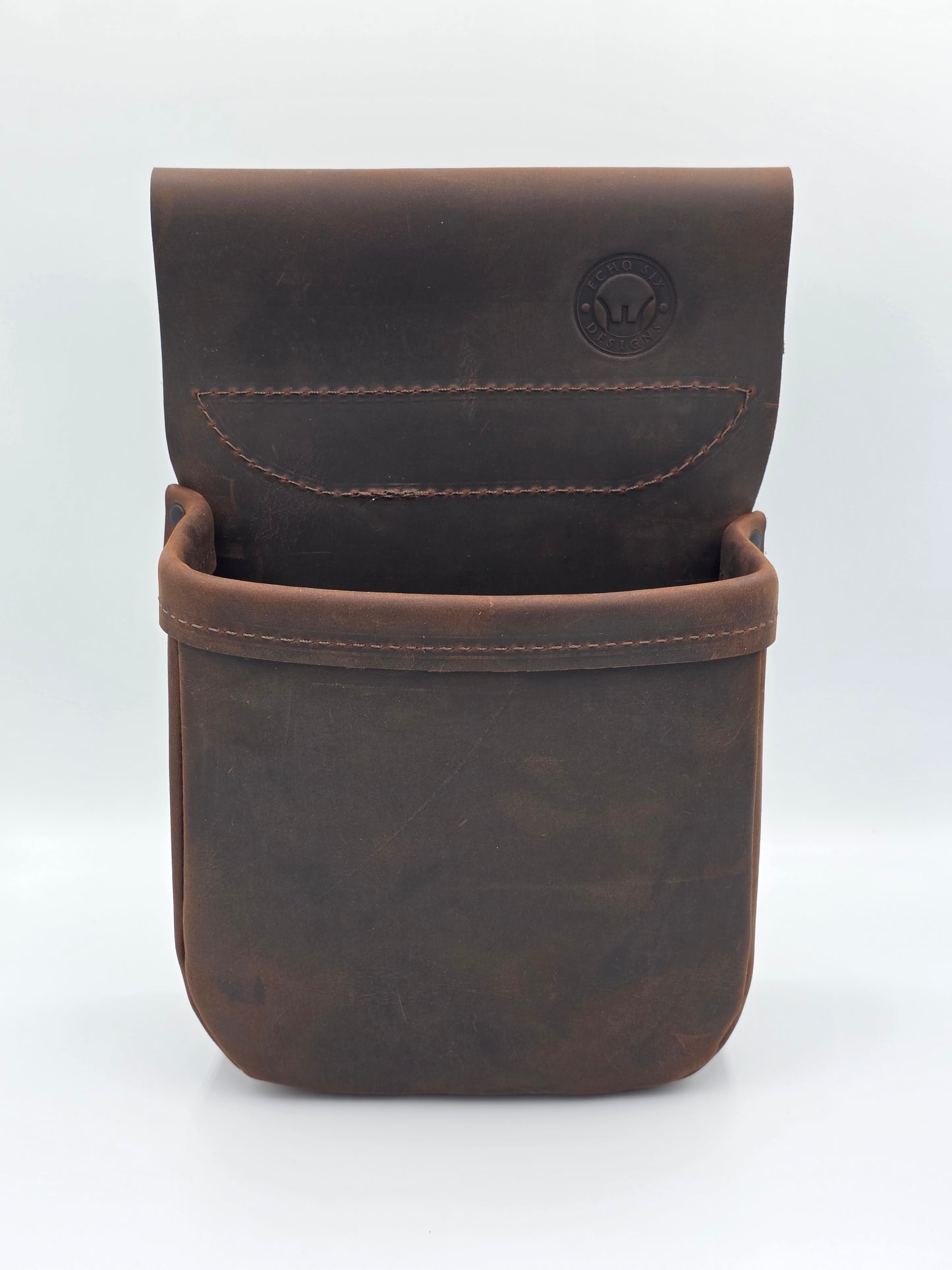 Leather Shotgun Shell Pouch - Single Pocket - Sundance Leather