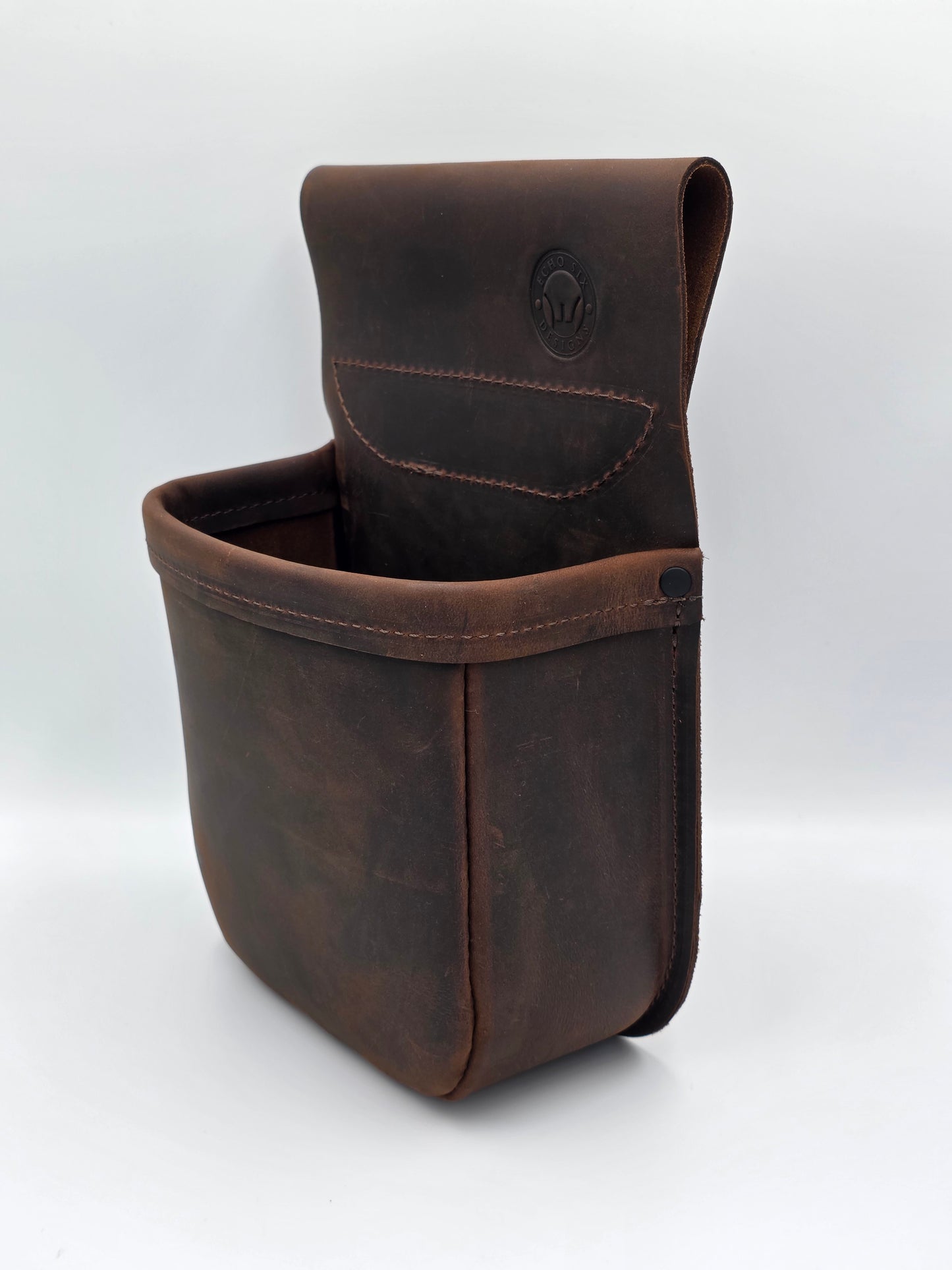 Leather Shotgun Shell Pouch - Single Pocket - Sundance Leather