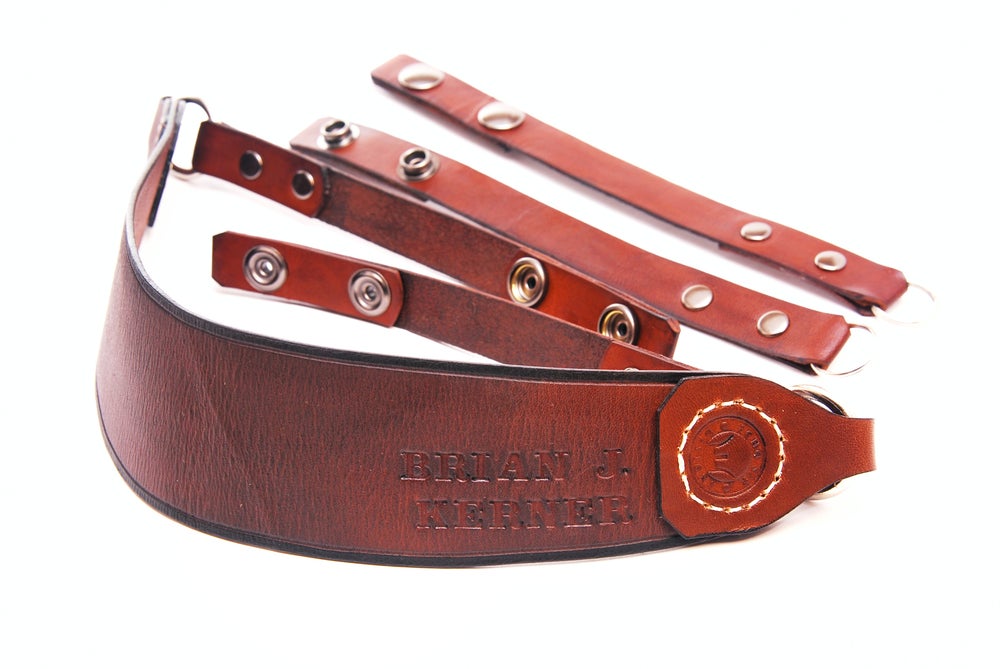 Custom personalized Leather Camera Strap, Doubles as a Hand Carry Strap